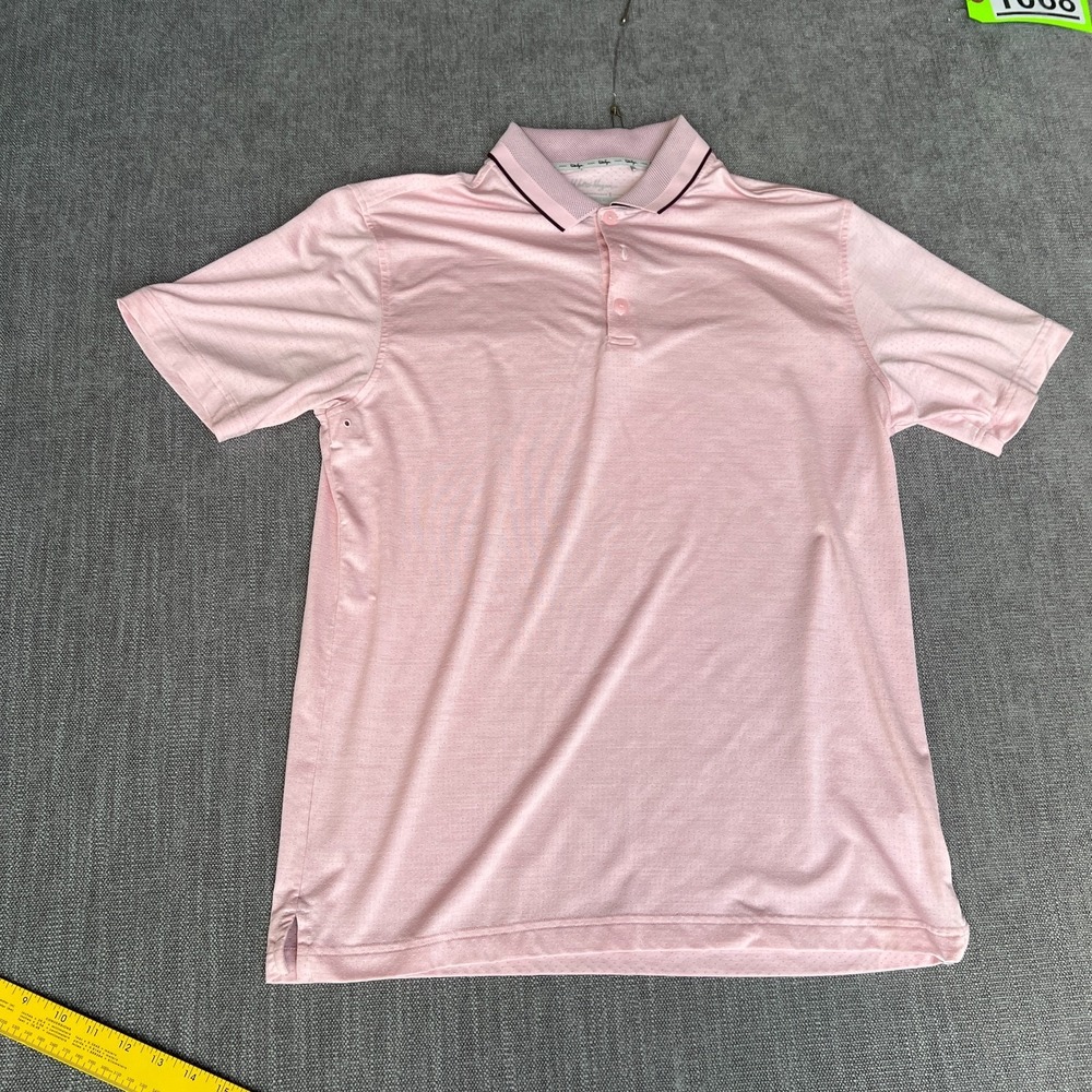 Walter Hagen Golf Polo Shirt Mens Medium Pink Performance Stretch Athletic Fit